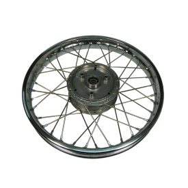   Kerék, krómozott acélfelnivel, krómozott küllőkkel, Simson S50, S51, S53, KR51, SR4-2, SR4-3, SR4-4