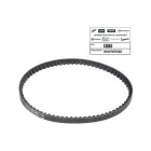 Bordásszíj, 18.5x811 mm, Aprilia, Derbi, Gilera, Italjet, Malaguti