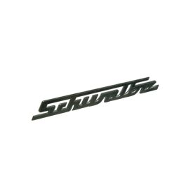   Felirat lábvédőre, "Schwalbe", alumínium, ezüst színű, Simson KR51/1