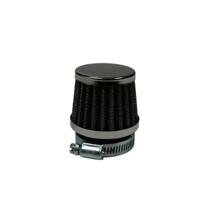 Levegőszűrő komplett, sport, 38 mm csatlakozási átmérő, egyenes, rövid