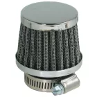 Levegőszűrő komplett, sport, 38 mm csatlakozási átmérő, egyenes, rövid