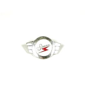 Kormányburkolat embléma, ezüst, Simson KR51