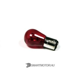 Izzó 12 v 21/5 w piros ba15d