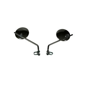 Tükör  8-as króm kerek bilinccsel párban