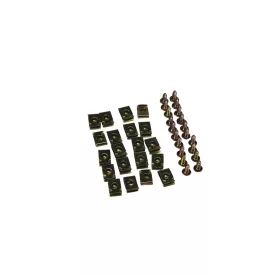 Csavar+lemezanya m4x10 /20 db-os/