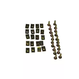 Csavar+lemezanya m5x15 /20 db-os/