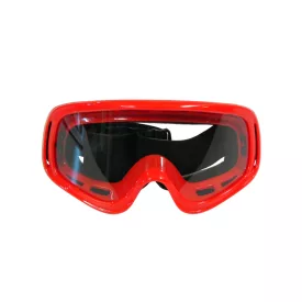 Motoros szemüveg cross piros