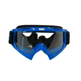 Motoros szemüveg cross kék