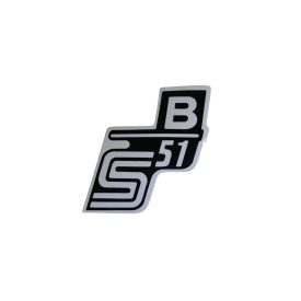 Matrica deknire, s, Fehér fehér, Simson S51