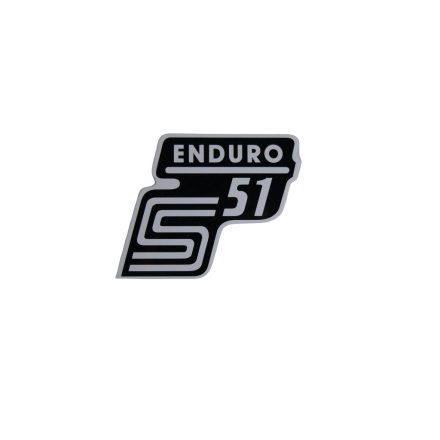 Matrica Deknire Enduro, fehér, Simson S51