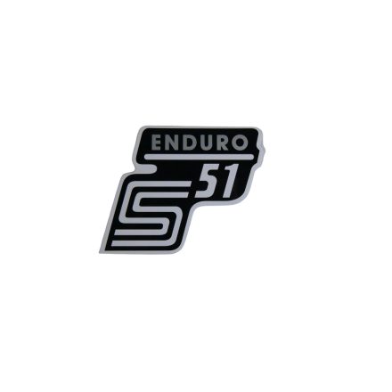 Matrica Deknire Enduro, ezüst, Simson S51