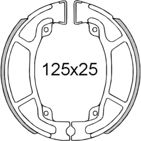 Fékpofa készlet, hátsó, Honda SH 125, SH 150