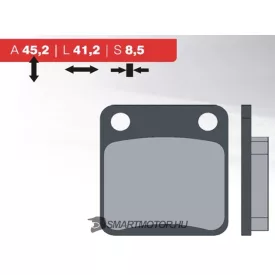 Tárcsafék betét grt. quad