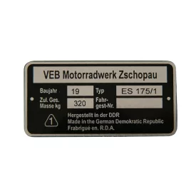 Típustábla /es175/1/