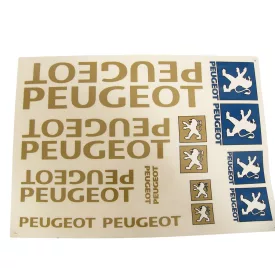 Matrica klt. peugeot nagy /arany/