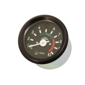   Fordulatszámmérő óra, fekete kerettel, távolsági fényszóró visszajelzővel, 10000 RPM, MMB, MZA, Simson S51, S53