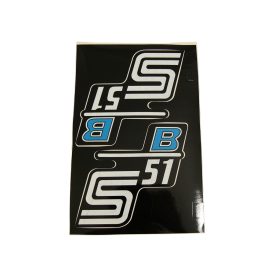 Matrica deknire s51b, párban, Simson S51