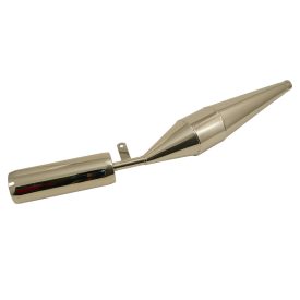   Kipufogódob, "gagyirezó", krómozott, Simson S50, S51, S53