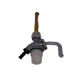   Benzincsap, hosszú karral, fehér ülepítőpoharas, gyári formájú, Simson KR51