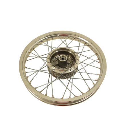 Kerék, alumínium felnivel, krómozott küllőkkel, Simson S50, S51, S53, KR51, SR4-2, SR4-3, SR4-4
