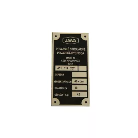 Típustábla, 207 - Babetta 207