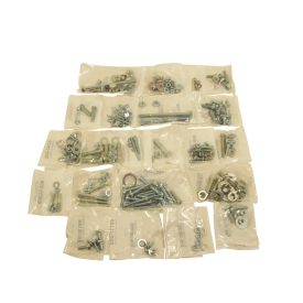   Csavarkészlet, komplett motorkerékpárhoz (motorblokk csavarjaival), MZA, Simson KR51/2