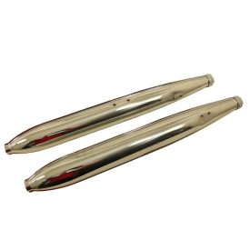 Kipufogó dob krómozott /pár/ hollanderes