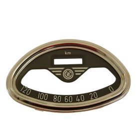 Kilométer óra üveg+keret cz /120km/h/