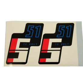 Matrica Deknire Pár 12V, Simson S51