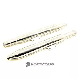 Kipufogó dob krómozott /pár/ /356/