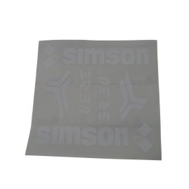 Matrica klt., Fehér, Simson SR50
