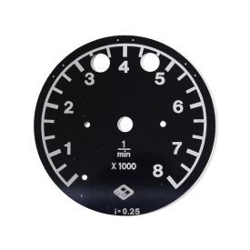 Fordulatszám mérő óra számlap