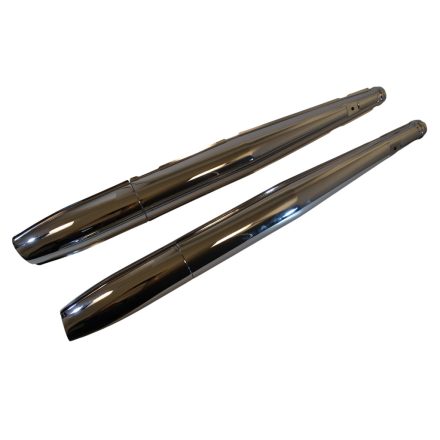 Kipufogó dob krómozott /pár/