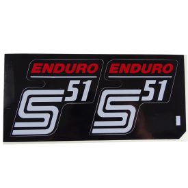 Matrica deknire, párban, enduro, Simson S51