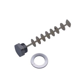 Teleszkóp cső záró csavar króm /lengéscsillapító/