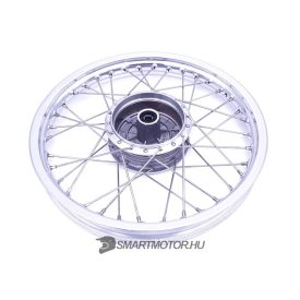   Kerék, alumínium felnivel, rozsdamentes acél (INOX) küllővel, Simson S50, S51, S53, KR51, SR4-2, SR4-3, SR4-4, DUO