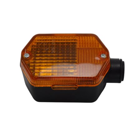 Irányjelző, hatszögletű, narancssárga búrával, Simson S53, SR50, MZ ETZ 251