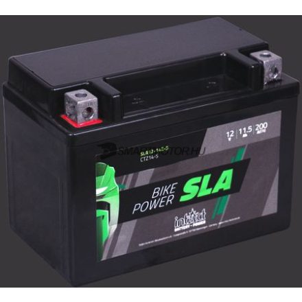 Intact 12V 11,5 Ah SLA motorkerékpár akkumulátor (YTZ14-S), bal+