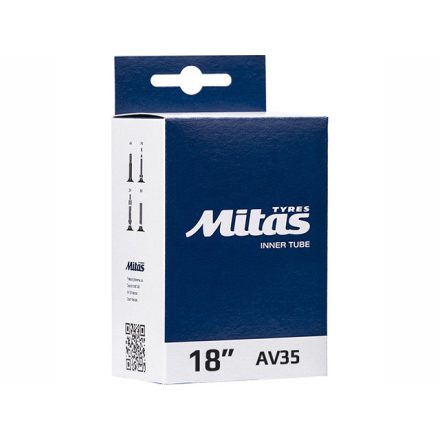 32/47-355 18x1,25/1,75 av35 mitas kerékpár tömlő