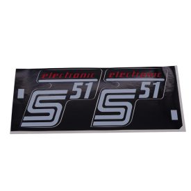 Matrica deknire, párban, elektronik, Simson S51