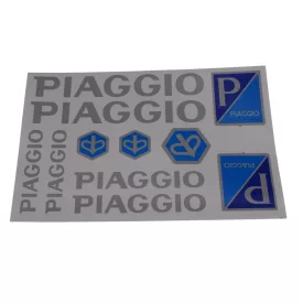 Matrica klt. piaggio ezüst