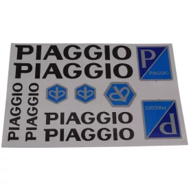 Matrica klt. piaggio fekete