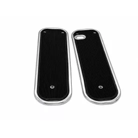   Lábtartó lemez pár / trepni, fekete - Simson Schwalbe KR51/1, KR51/2