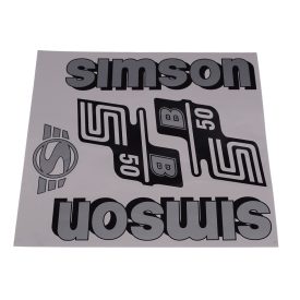 Matrica Klt. S50B Ezüst, Simson S50