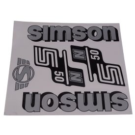 Matrica Klt. N50 Ezüst, Simson S50