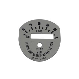 Kilométer Óra Számlap, Simson SR2