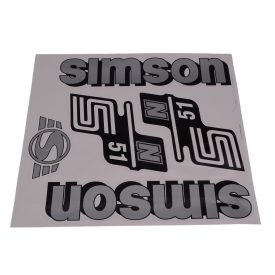 Matrica Klt. N51 Ezüst, Simson S51