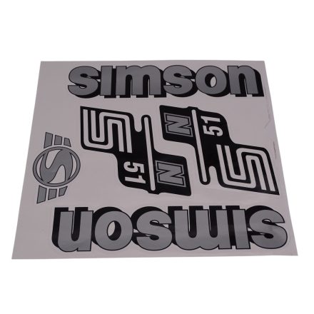 Matrica Klt. N51 Ezüst, Simson S51
