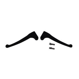   Műanyag fékkar és kuplungkar, fekete párban, gyári formájú (régebbi forma), rögzítőcsapokkal, Simson S50