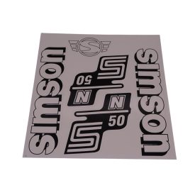 Matrica Klt. N50 Fehér, Simson S50